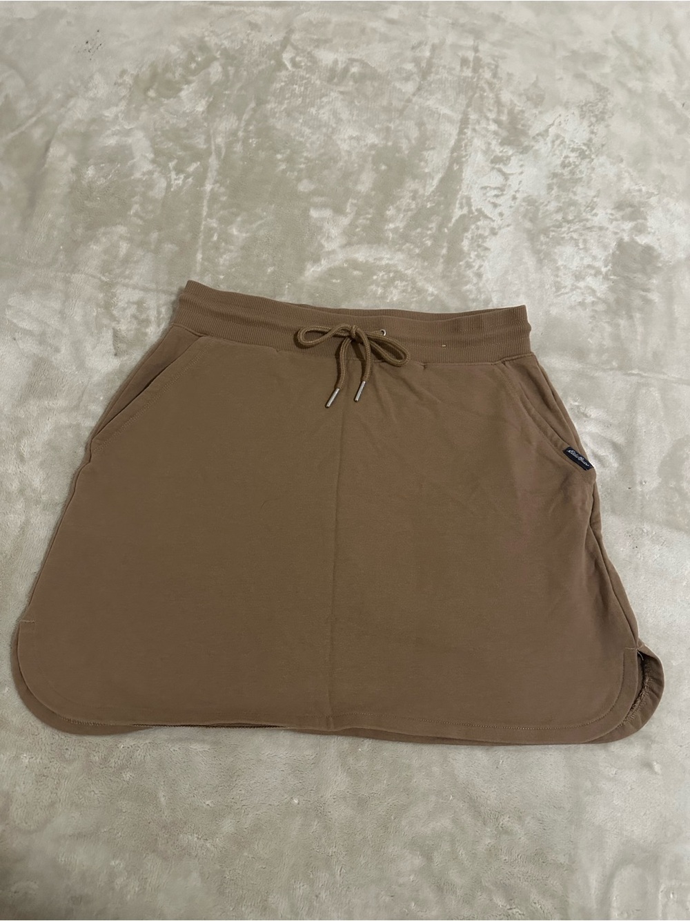 Eddie Bauer Women's Brown Drawstring Casual Skirt